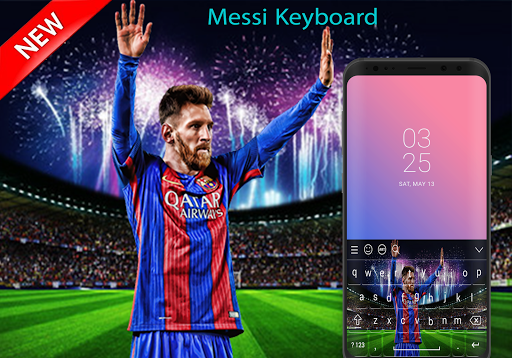 Lionel Messi Keyboard theme - Image screenshot of android app