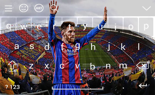 Lionel Messi Keyboard theme - عکس برنامه موبایلی اندروید