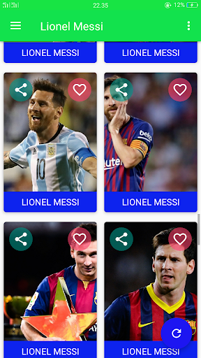 Lionel Messi - عکس برنامه موبایلی اندروید