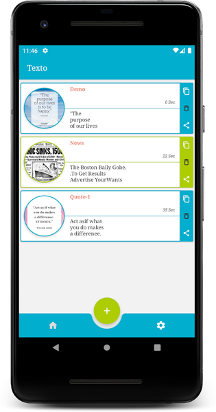 Texto - Text Scanner (OCR) - عکس برنامه موبایلی اندروید