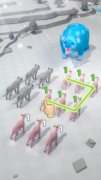 Merge Animals Fight Game - عکس بازی موبایلی اندروید