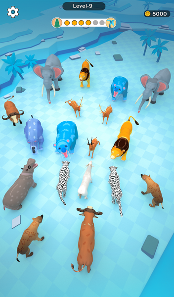 Merge Animals Fight Game - عکس بازی موبایلی اندروید