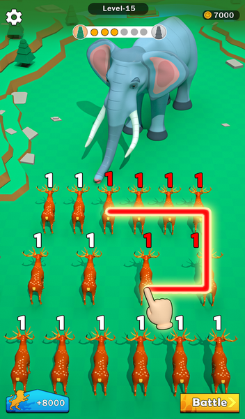 Merge Animals Fight Game - عکس بازی موبایلی اندروید