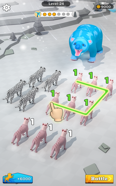 Merge Animals Fight Game - عکس بازی موبایلی اندروید