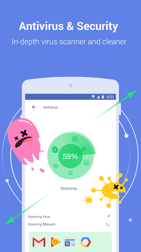Power Clean - Antivirus & Phone Cleaner App - عکس برنامه موبایلی اندروید