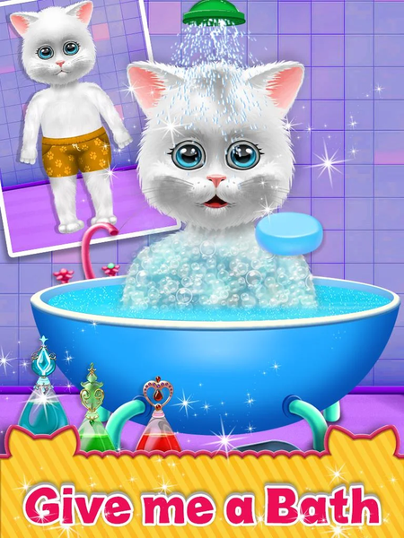 Cute Kitty Cat Pet Care - Image screenshot of android app