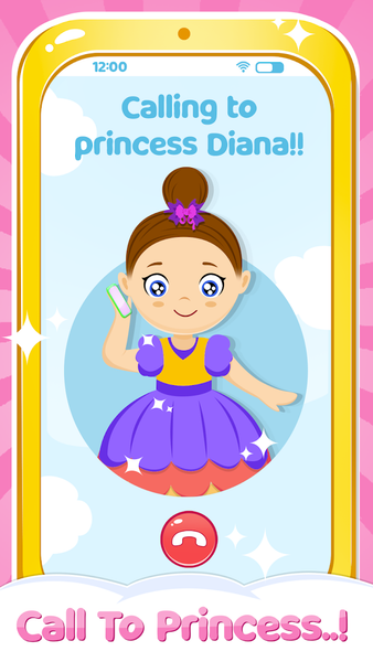 princess phone game - Gameplay image of android game