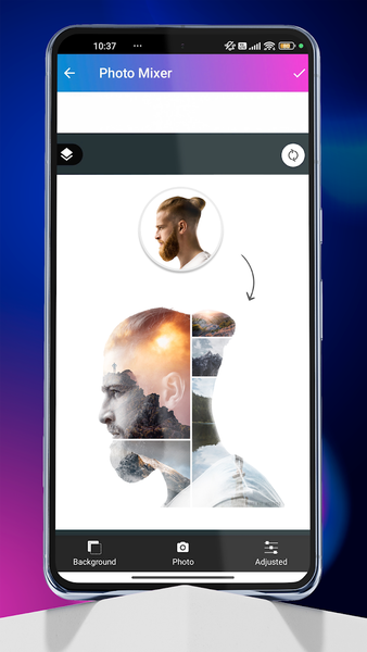 Photo Blender - Photo Mixer - Image screenshot of android app