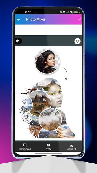 Photo Blender - Photo Mixer - Image screenshot of android app