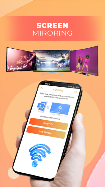Smart TV Cast: Screen Share - عکس برنامه موبایلی اندروید