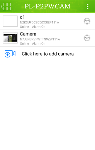 PL-P2PWCAM - Image screenshot of android app