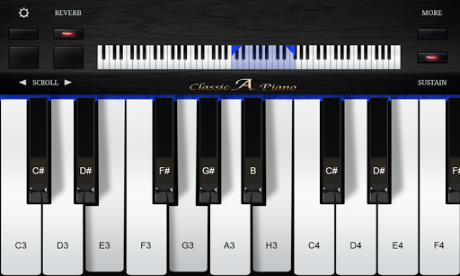 Classic A Piano - Image screenshot of android app
