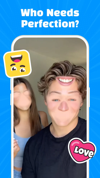 Lip Fall Challenge: Fun Filter - عکس برنامه موبایلی اندروید