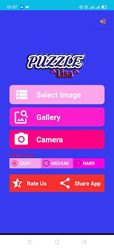 Lisa Puzzle Blackpink Game - Image screenshot of android app