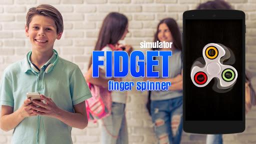 Fidget finger spinner sim - عکس بازی موبایلی اندروید