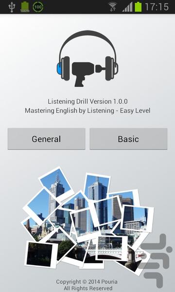Listening Drill - Easy Level - عکس برنامه موبایلی اندروید