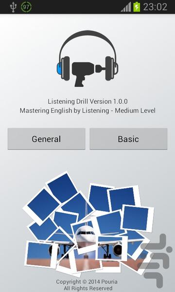 Listening Drill - Medium Level - عکس برنامه موبایلی اندروید