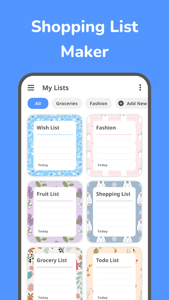 Shopping List & Calculator - عکس برنامه موبایلی اندروید