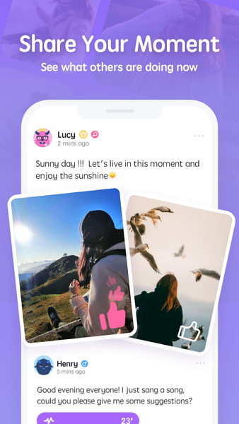 Lit—Make new friends - Image screenshot of android app