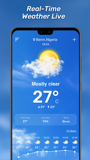Local Weather Forecast -Widget - Image screenshot of android app