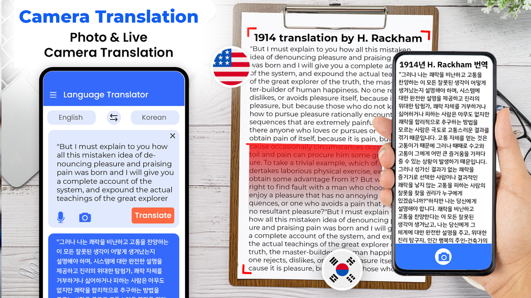 Translate Camera All Languages - عکس برنامه موبایلی اندروید