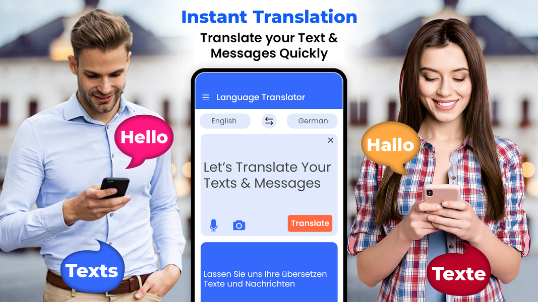 Translate Camera All Languages - عکس برنامه موبایلی اندروید