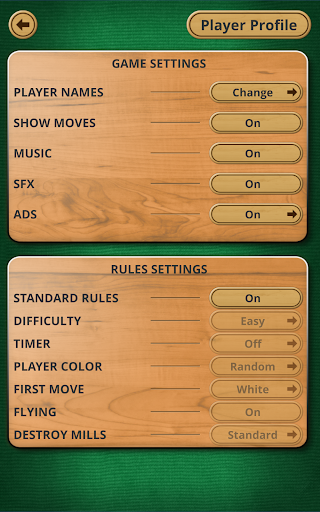 Nine men's Morris (Mills) - عکس بازی موبایلی اندروید