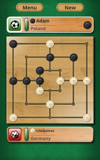 Nine men's Morris (Mills) - عکس بازی موبایلی اندروید