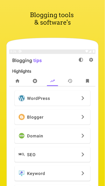 Blogging Tips - For bloggers! - Image screenshot of android app