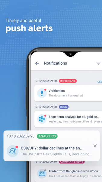LiteFinance mobile trading - عکس برنامه موبایلی اندروید