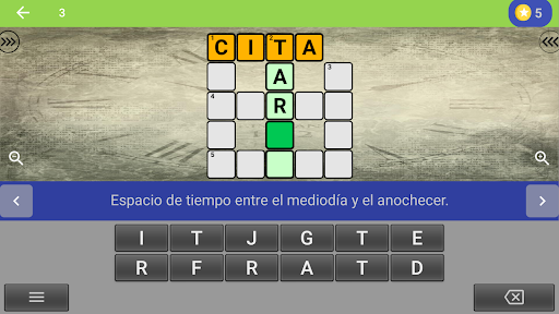 Crucigrama en español - عکس بازی موبایلی اندروید