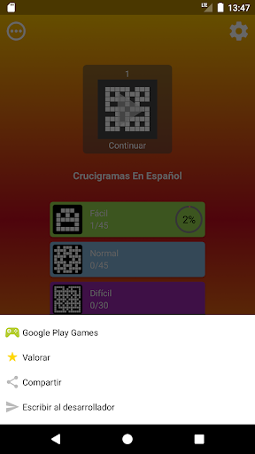 Crucigrama en español - عکس بازی موبایلی اندروید