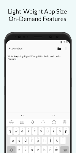 Text Editor - Image screenshot of android app