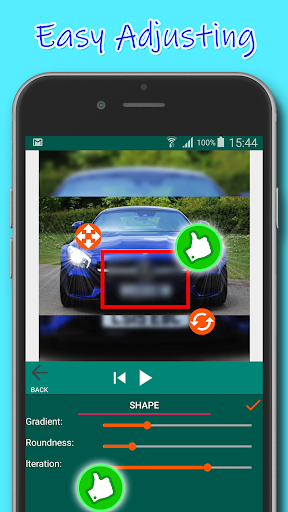 Partial Blur Video Editor - عکس برنامه موبایلی اندروید