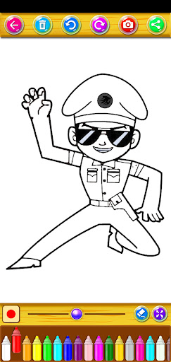 Little Singham coloring book for Android  Download  Cafe Bazaar