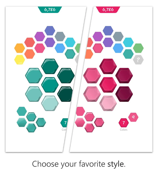 Zen Colors - Swipe Puzzle - Gameplay image of android game