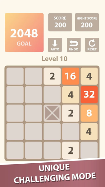 2048: 8 Modes - Gameplay image of android game