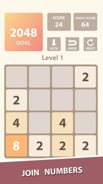 2048: 8 Modes - Gameplay image of android game