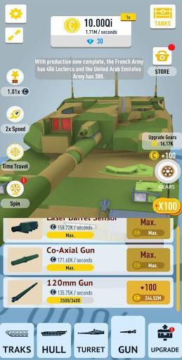 Idle Tanks 3D Model Builder - Gameplay image of android game