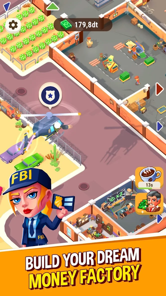 Illegal Money Factory Tycoon - Gameplay image of android game