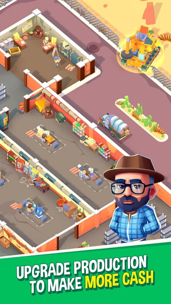 Illegal Money Factory Tycoon - Gameplay image of android game