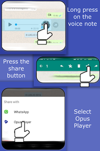 Opus Player – جستجو و پخش پیام‌های صوتی واتس‌اپ - عکس برنامه موبایلی اندروید