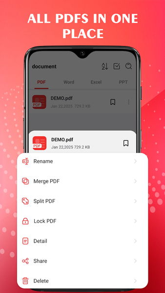 PDF Reader - Scanner - Image screenshot of android app