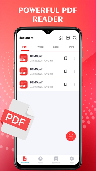 PDF Reader - Scanner - عکس برنامه موبایلی اندروید