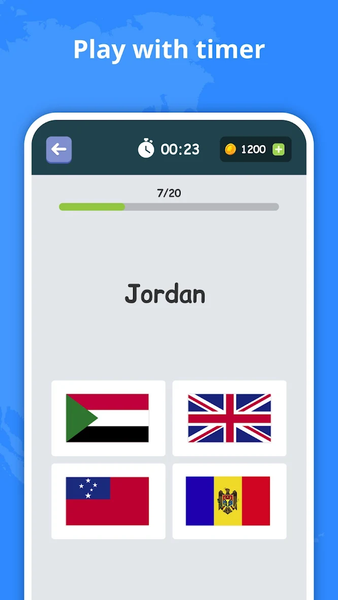 Flags of Countries: Quiz Game - عکس بازی موبایلی اندروید