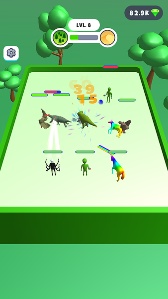 Merge Master Monster Evolution - Gameplay image of android game