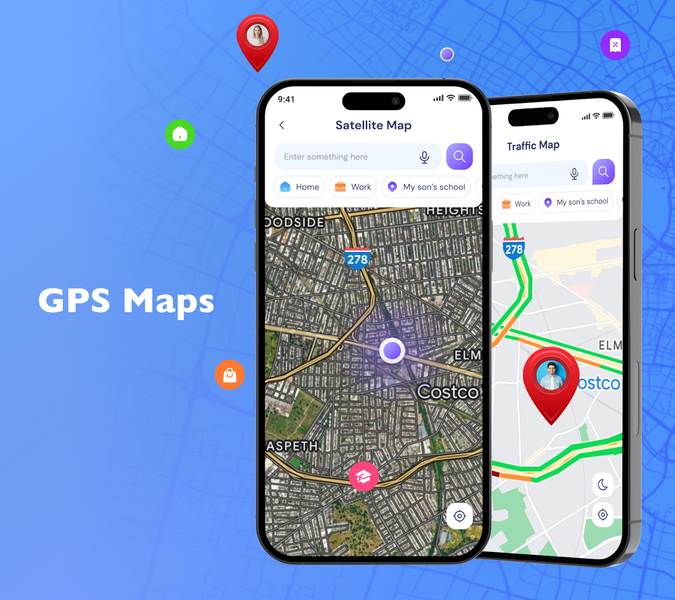 GPS Maps and GPS Directions - Image screenshot of android app