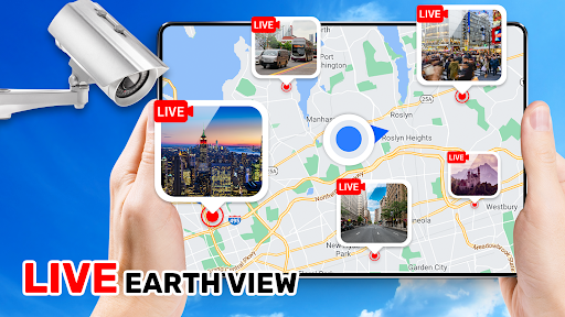 Live Earth Map: Street View ۳D - عکس برنامه موبایلی اندروید