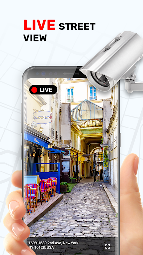 Live Earth Map: Street View ۳D - عکس برنامه موبایلی اندروید