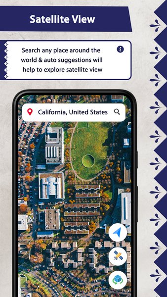 Live Satellite View - عکس برنامه موبایلی اندروید